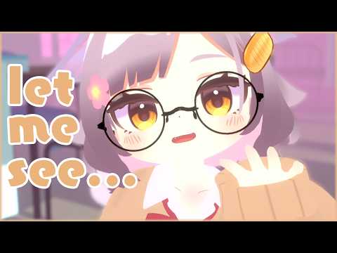 ASMR Weird girl inspects your face ♡ Personal attention, vrc roleplay