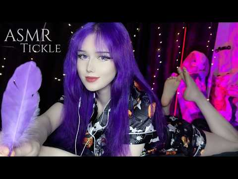 ⋅ ♰ cozy girlfriend tickles & comforts you ASMR ♰ ⋅