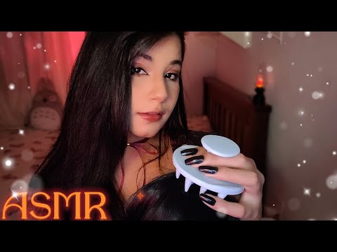 ASMR | massagem ARREPIANTE no seu couro cabeludo 🤤