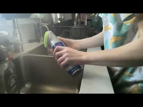 ASMR cleaning my sink