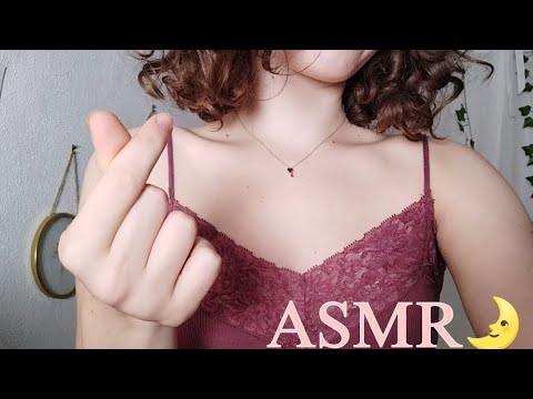 ASMR ~ SHIRT SCRATCHING ~ HAND SOUNDS ~ SKIN SCRATCHING - MOUTH SOUNDS