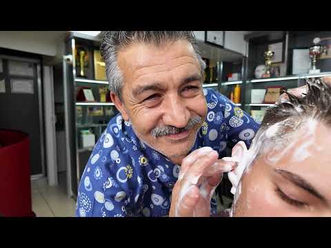 YOUR ASMR SLEEP FRIEND MUNUR ONKAN .HAIR AND BEARD TRIMMING, HEAD MASSAGE AND SKIN CARE
