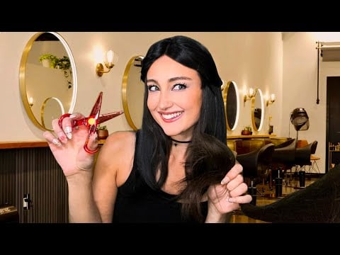 ASMR Haircut by the New Jersey Italian Salon Owner's Daughter Roleplay