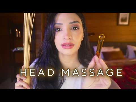 ASMR Head Massage | Whispered Relaxation for Sleep