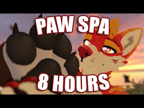 The Best Furry ASMR Paw Massage for Sleep | 8 Hours of Tingles & Comfort 💕