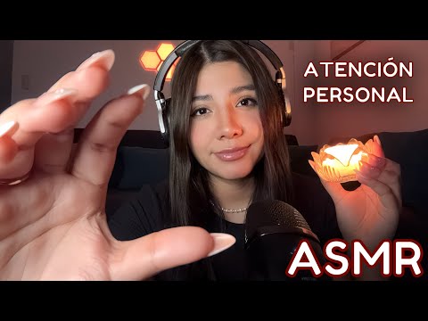 ASMR ESPAÑOL / ATENCIÓN PERSONAL CASERO para DORMIR como BEBE (toco tu CARITA + mira el objeto)