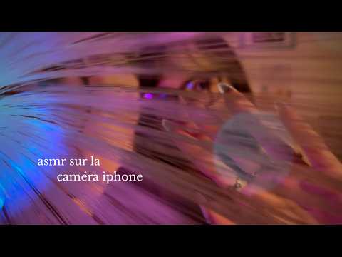 ASMR directement sur la caméra de l'iphone 🌙 tapping, scratching, brushing...