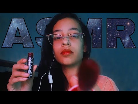 ASMR | PASSANDO COISAS NO SEU ROSTO 💆‍♀️