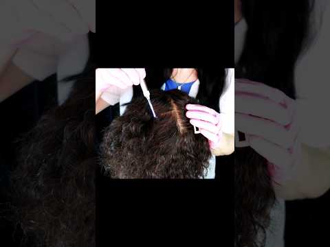 ASMR Scalp Check on Curly Hair #Shorts