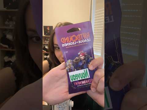 ASMR Riftbound Booster Pack Opening #french #asmr #frenchasmr #riftbound #tcg #leagueoflegends