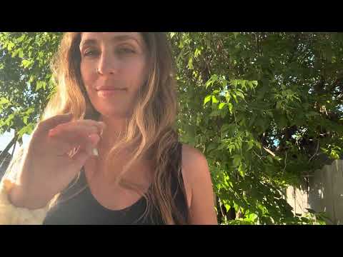 Follow Me Around Town: ASMR Bike Ride & Backyard Relaxation