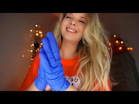 ASMR Sleep inducing face cleansing 💆 BOOst for your skin 🎃