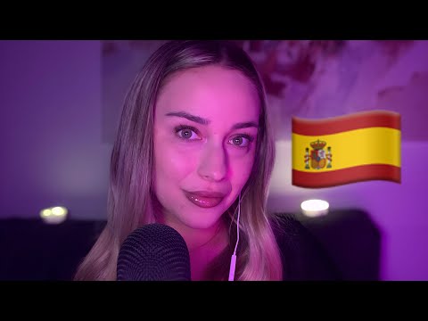 ASMR in Spanish 🇪🇸 (Trigger Words and Clicky Sounds) 😍