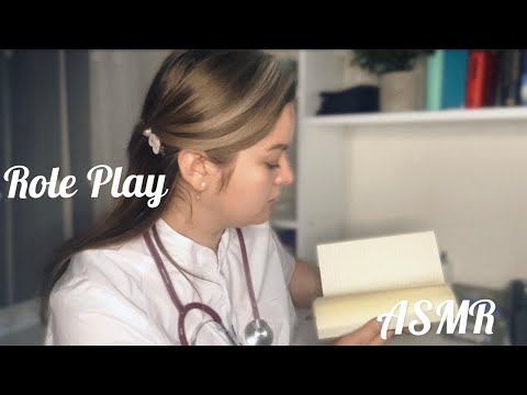 👩‍⚕️АСМР РОЛЕВАЯ ИГРА//НА ПРИЕМЕ У ТЕРАПЕВТА 🩺🩻👩‍⚕️(проверю твое горлышко, выпишу рецептик)