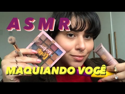 ASMR | MAQUIANDO VOCÊ 💄✨ MAS EU ESTOU COM PRESSA 😡