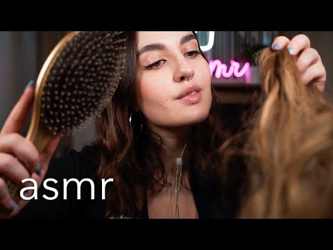 asmr en español - DUERME mientras te PEINO ASMR atención personal para DORMIR :)