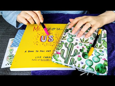 ASMR Books and Paper {Tracing, Tapping, Scratching, Soft Speaking}