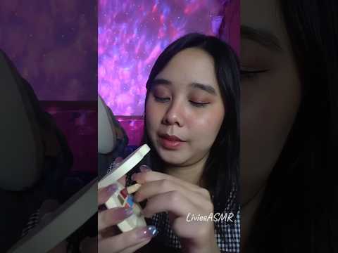 ASMR Giving you Simple Touch Up with Wooden Makeup 💄 #asmr #miniso #minisoipland #parfumerie #makeup