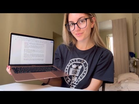 STUDY WITH ME 📚 inaudible + whispering (video lungo asmr ita)