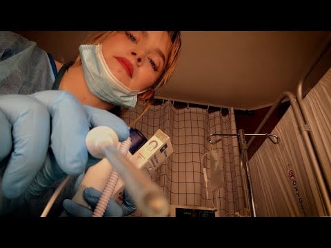 ASMR Emergency Room | Doing Everything We Can to Lower Your Temperature