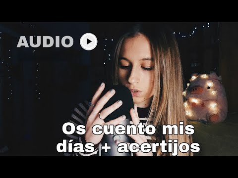 ASMR ||Os cuento mis días y resuelvo acertijos || Pau ASMR