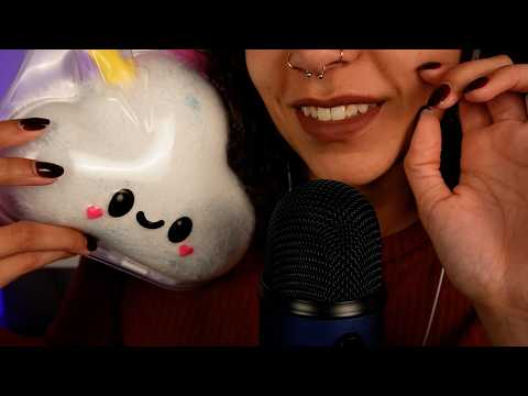 *BRAIN MELTING* 🧠 Brain Scrunching & Gentle "Rain" Tapping | ASMR for Sleep