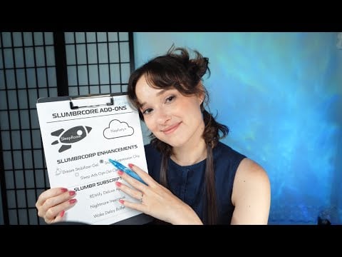 ASMR SLUMBRCORPS REST SOLUTIONS (Southern Saleswoman) (Thinks You're Super Cool)
