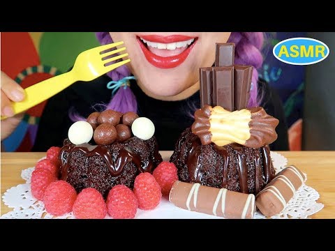 ASMR CHOCOLATE OVERLOADED CAKE+CHOCOLATES EATING SOUND |초코잔뜩 케익+초콜릿 리얼사운드 먹방 |CURIE.ASMR