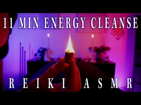 11 Min Aura and Energy Cleanse | Reiki ASMR | POV