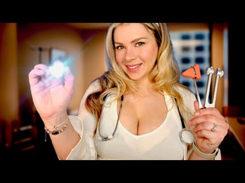 ASMR MOST DETAILED CRANIAL NERVE EXAM (Eye Test, Hearing Test, Sensory Test)