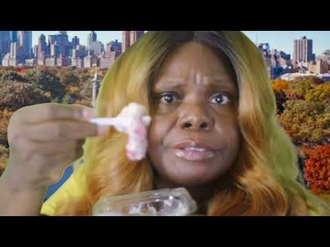 Trying A New Strawberry Parfait Vanilla Yogurt With Granola ASMR Eating  Sounds