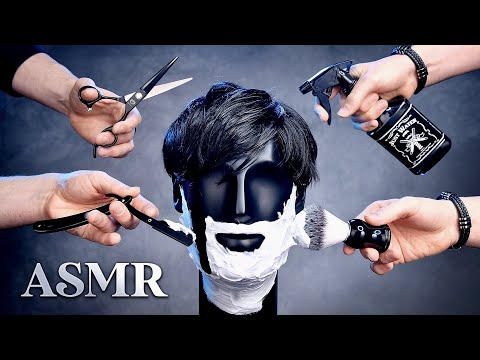 ASMR ULTIMATE HAIRCUT At The SENSORY BARBER 💈 Sleep And Tingle Inducing ...