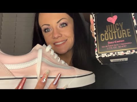 ASMR What I got for my birthday *lots of tapping & whispered rambles*