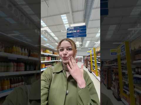 ASMR DANS UN SUPERMARCHÉ 😭