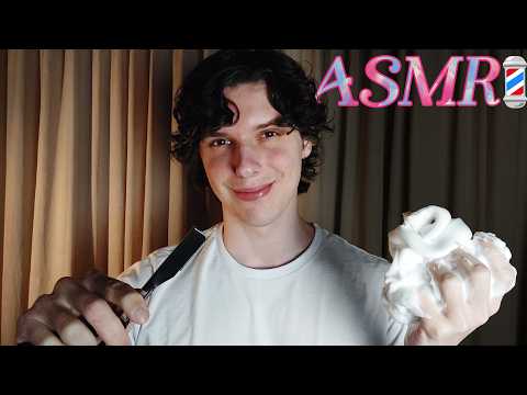 ASMR A Very Foamy & Cozy Shave 💈