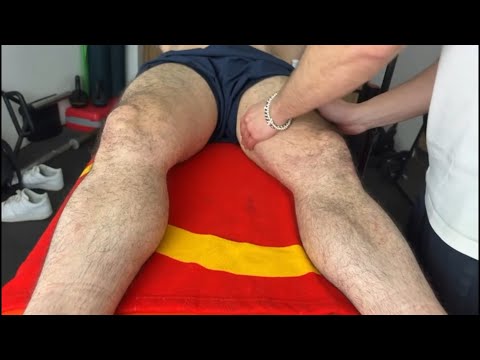 Professional ASMR muscle-relaxing massage on a bodybuilder’s legs | Boys Only