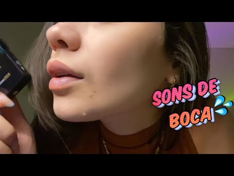 ASMR SONS DE BOCA COM ESTALINHOS ｜ BEM DE PERTINHO