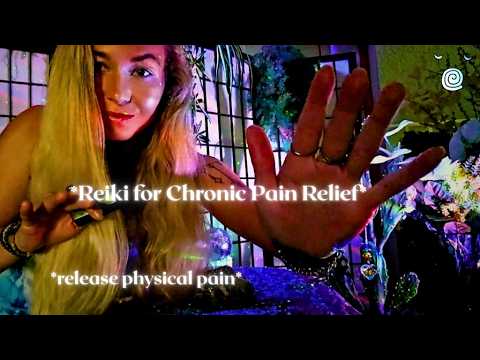 🌸 Reiki for Chronic Pain Relief | ASMR Healing for Knee, Back & Neck Pain | Energetic Reset