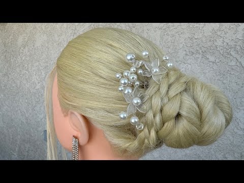 ASMR Bridal Hair STYLING - Updo Low Bun - Perfectionist Hair Fixing, Ajustments, Finishing Touches 🤣