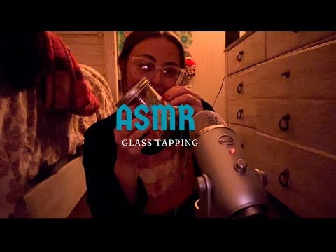 ASMR Glass Tapping and Scratching *Tingles*