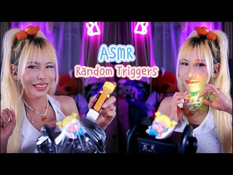 Asmr random triggers (Pre Record)⋆🐾°≽^•༚•🎀≼