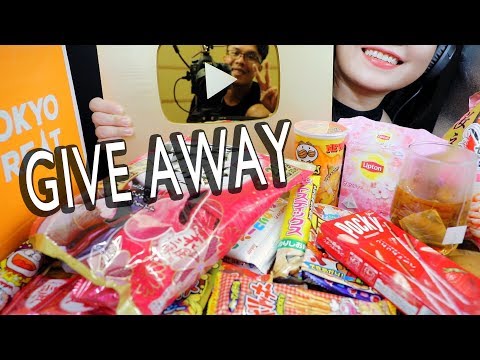 ASMR GIVE AWAY TOKYO TREAT JAPANESE CANDY BOX  EATING SOUNDS LINH ASMR