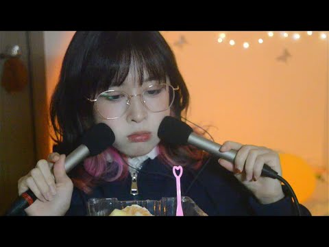 【ASMR coconut椰~】eat watermelon&apple sounds西瓜苹果咀嚼音