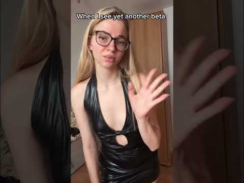 It’s the background cry for me #sph #femdom #dominatrix #latex #betamale