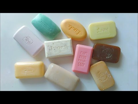 Dry Soap carving ASMR\ relaxing sounds\ No talking. Satisfying ASMR video\ Cutting soap