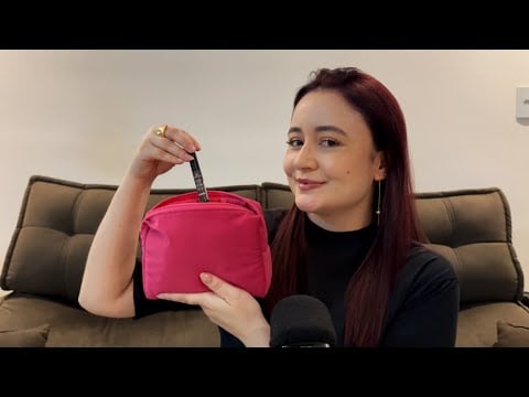 ASMR: MOSTRANDO MINHAS MAQUIAGENS FAVORITAS ✨