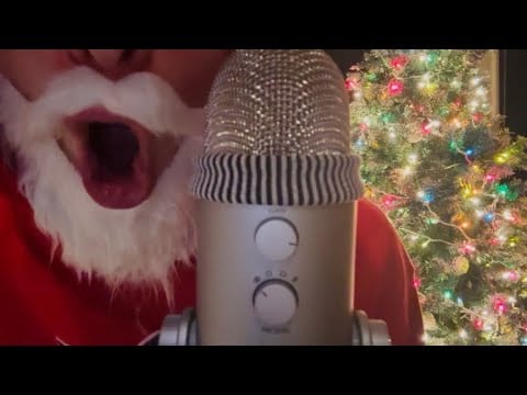 santa tries ASMR!