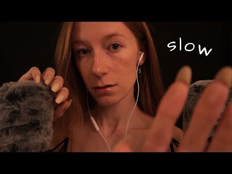 ASMR for when you need to calm down 🌙 Slow movements, soft whispers & affirmations
