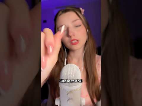 Clipping your hair #asmr #asmrsounds #asmrrelax #asmrtingles #asmrwhispers #asmrsleep #relax #tingle
