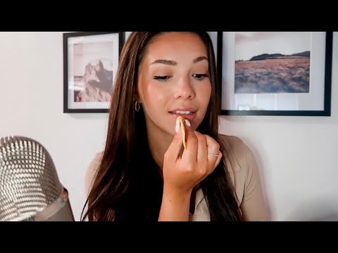 ASMR - Summer Makeup GRWM & Whispering You To Sleep